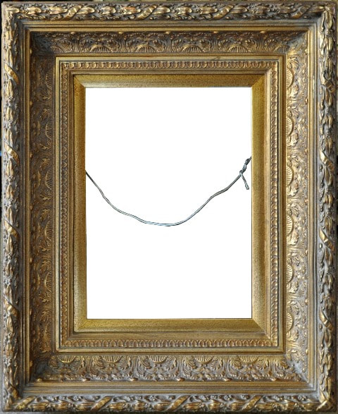 Antique ornate picture frame