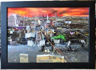 Beautiful framed print of Las Vegas