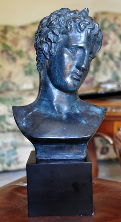 Bronze bust of David
