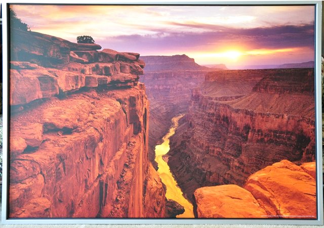 Large framed print of Ron Watts photograph of the Grand Canyon