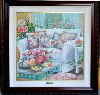 Susan Rios signed limited edition lithograph titled Home to the Heart