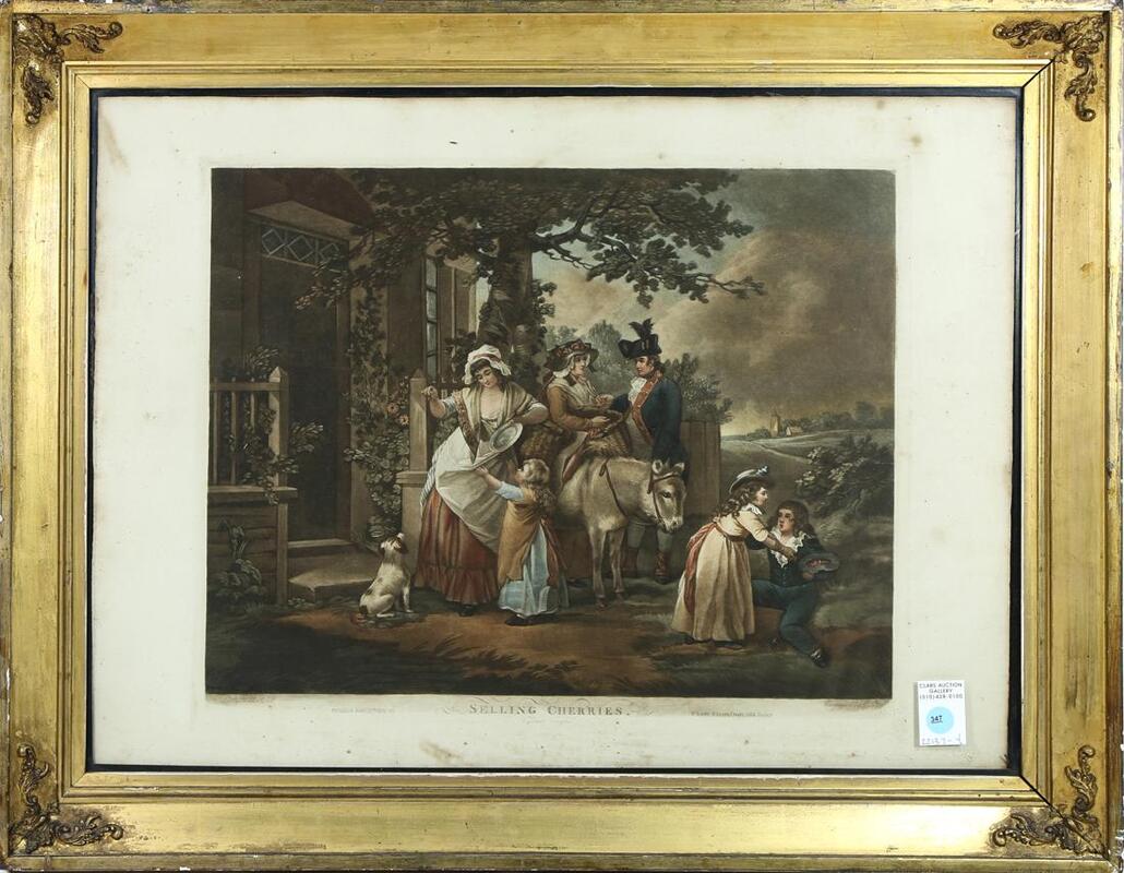 Early 19th Century hand colored engraving titled 