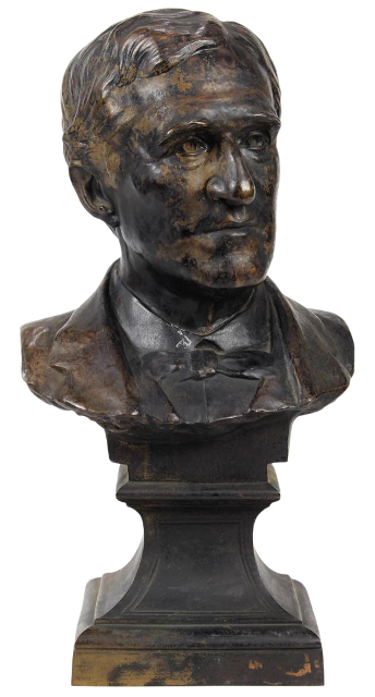 Bronze bust of Thomas F. Bayard from 1897 by Euphrosyne ('Effie') Stillman