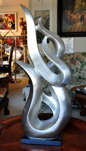Art Deco style abstract fiberglass sculpture​