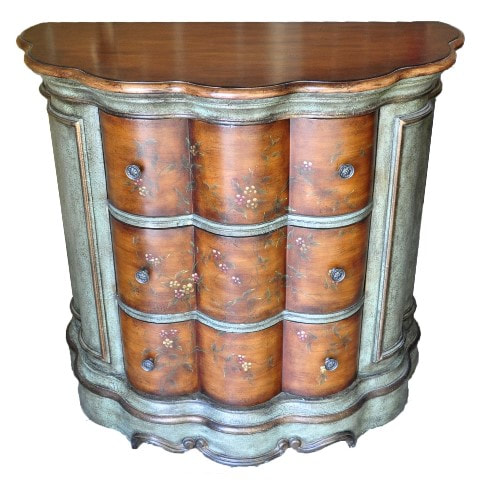 Edwardian demilune accent chest by Pulaski Furniture
