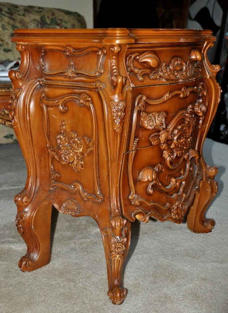 French Louis XV style nightstand