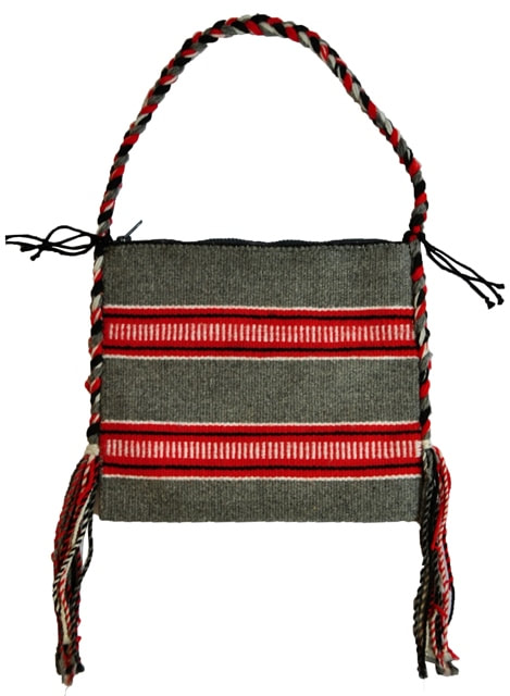 Native American handwoven wool bag