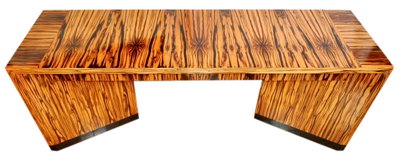 Macassar ebony Art Deco style designer console table by Vaughan Benz