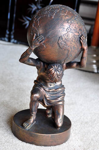 PictureSculpture of Atlas holding the Earth on his shoulders