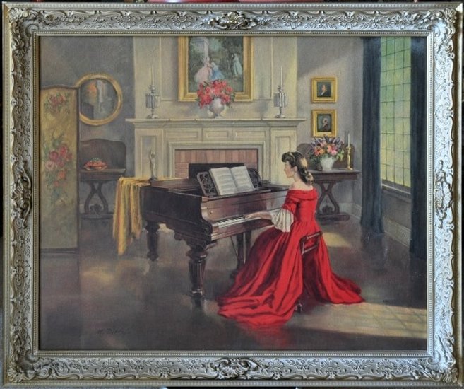 Framed print of Sonata by M. Ditlef