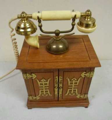 Asian inspired French style telephone