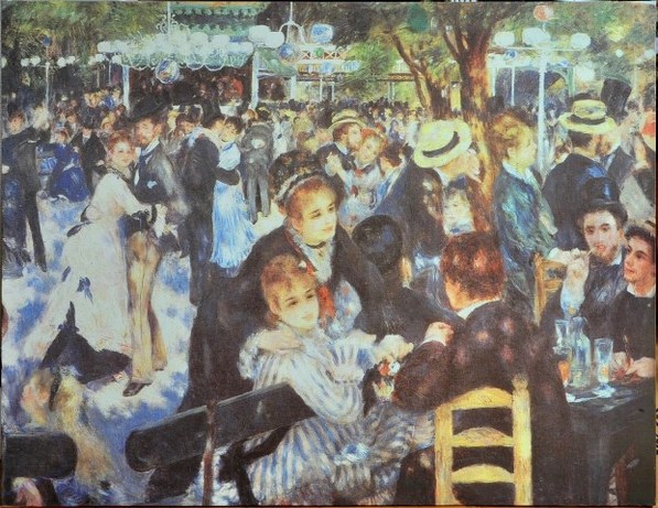 Canvas print of Renoirs Dance at Le moulin de la Galette