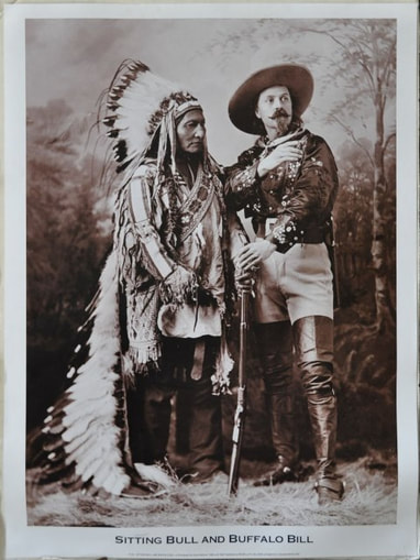 ​Print of 1885 photograph titled Sitting Bull and Buffalo Bill